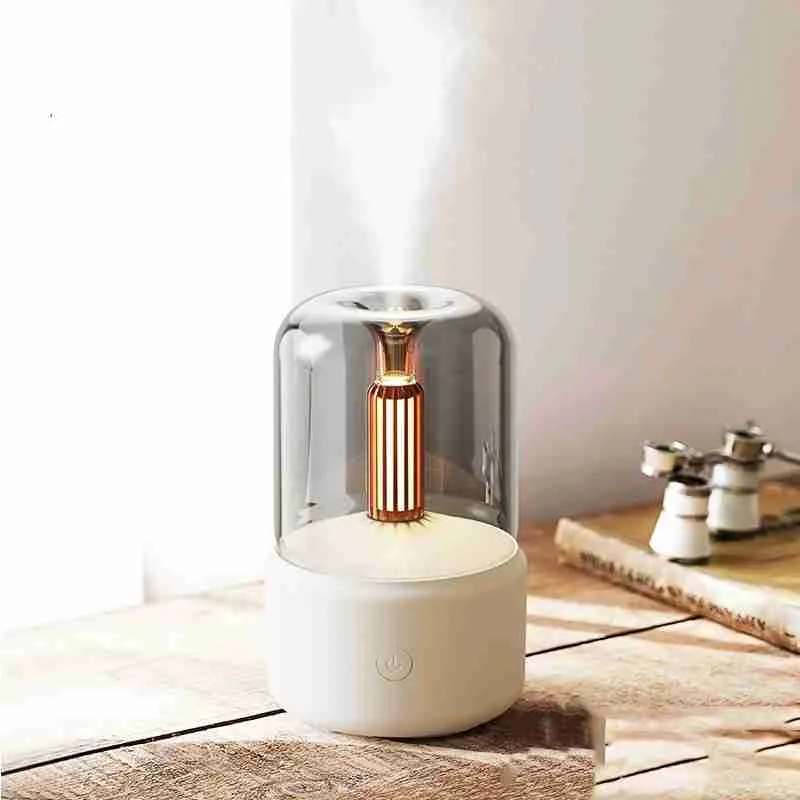 Difusor Aromatizador Elétrico Luz De Vela USB - Imagem 2