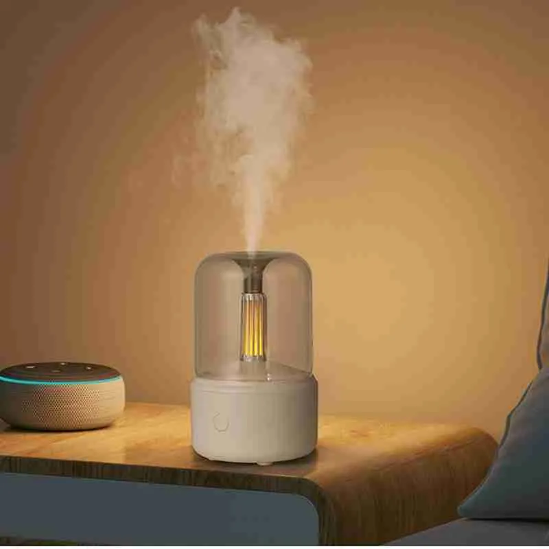 Difusor Aromatizador Elétrico Luz De Vela USB - Imagem 5