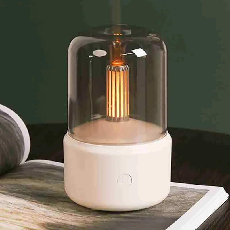 Difusor Aromatizador Elétrico Luz De Vela USB - Imagem 7