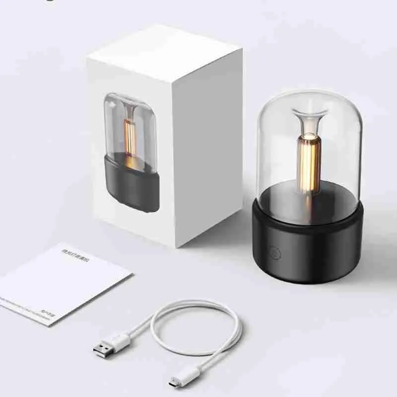 Difusor Aromatizador Elétrico Luz De Vela USB - Imagem 8