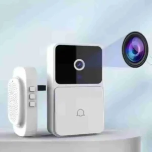 Campainha Interfone Inteligente Com Câmera e Áudio Wi-fi Sem Fio