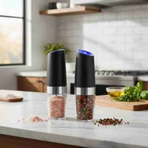 Moedor De Pimenta E Tempero Elétrico Automático Sensor LED