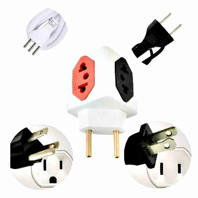 Adaptador Elétrico Tomada Benjamim Cubo Power - Imagem 2