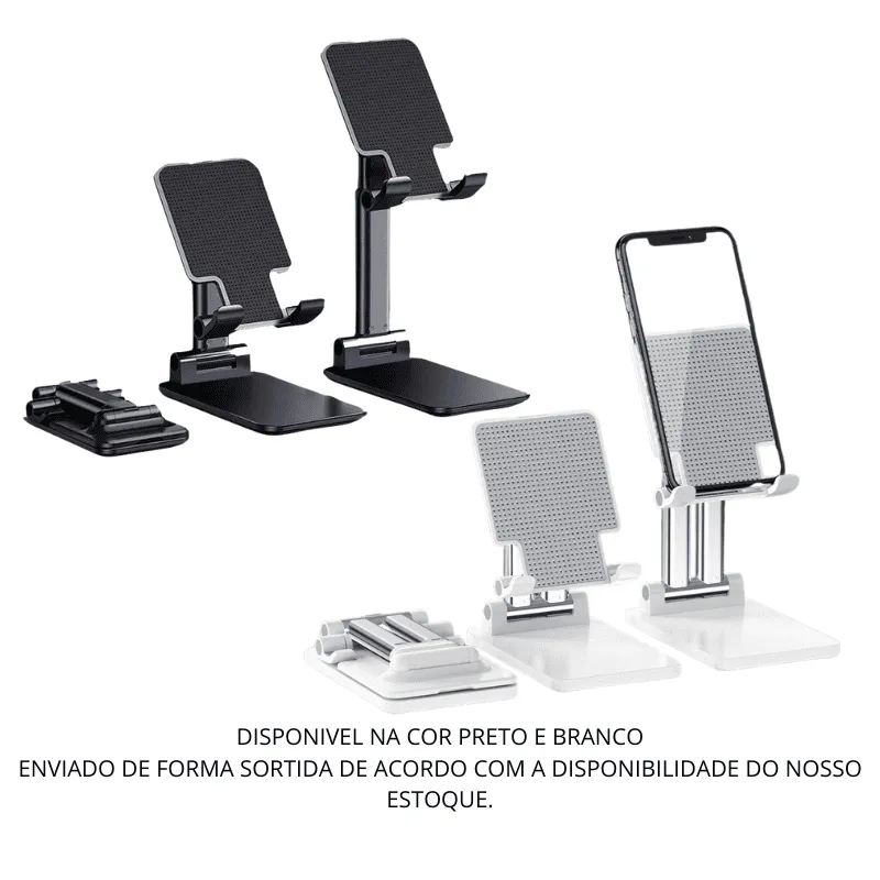 Suporte Celular de Mesa Retrátil Móvel Tablet iPad - Imagem 10