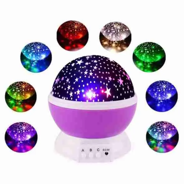 Luminária Projetor Estrela 360º Galaxy Abajur Star Master