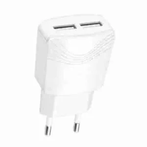 Fonte Carregador Celular 2 Entradas USB 3.1A Carregamento Rápido