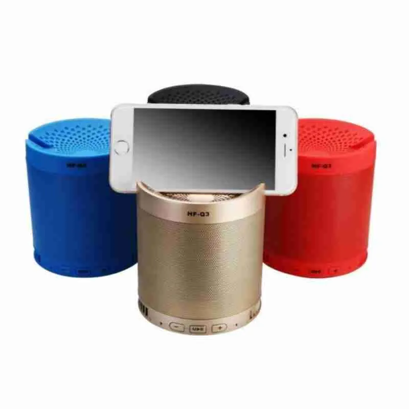 Caixa De Som Bluetooth Com Suporte Para Celular – Q3