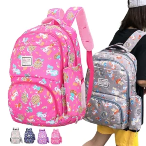 Mochila Escolar Com Estojo Estampada A Prova D’Agua