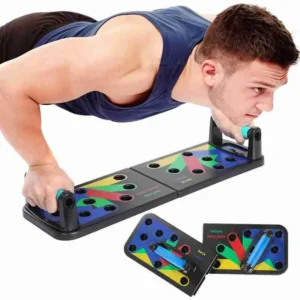 Prancha Para Flexão de Braço Musculação Multifuncional 9 em 1 Dobrável