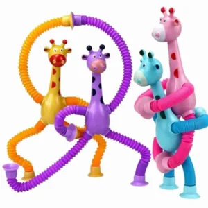 Pop Tube Girafa Mágica Flexível Com LED