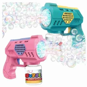 Pistola Divertida De Bolhas Com 10 Saídas Bubble Gun
