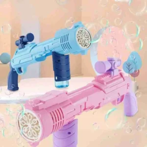 Metralhadora Divertida Lança Bolhas De Sabão – Cor Sortida