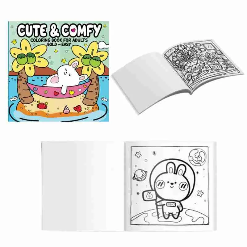 Livro De Colorir Cute & Comfy Tik Tok - Imagem 2