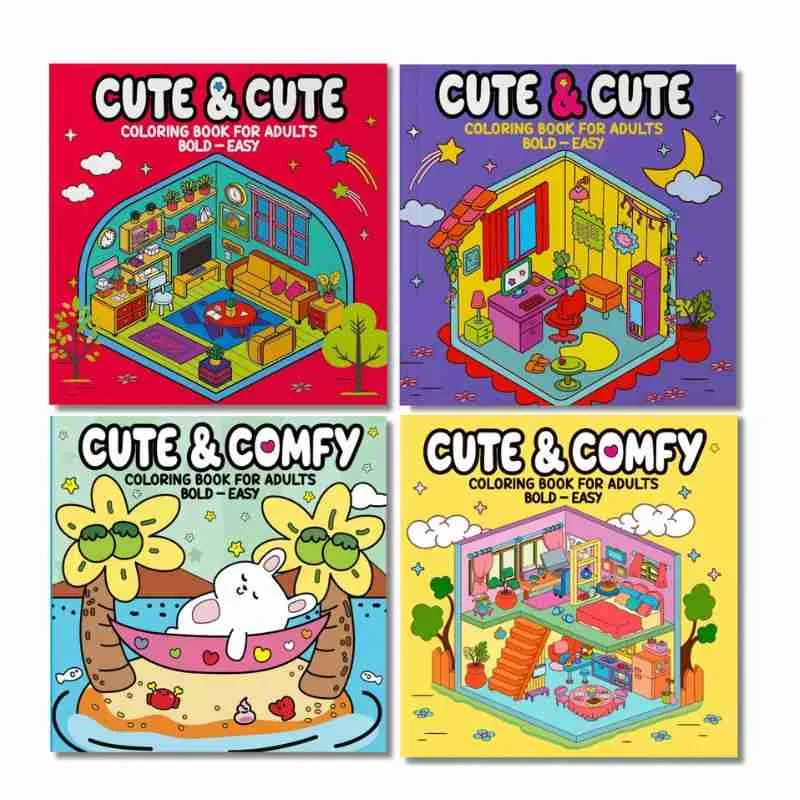 Livro De Colorir Cute & Comfy Tik Tok - Imagem 3
