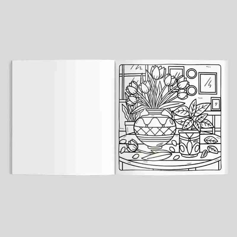 Livro De Colorir Cute & Comfy Tik Tok - Imagem 4