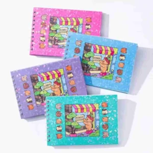 Livro de Colorir Caderno Espiral com Desenhos