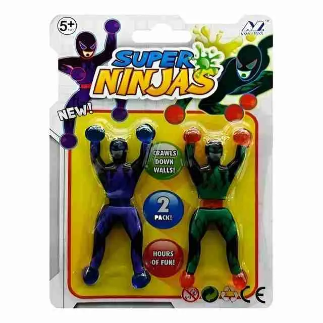 Boneco Super Ninjas Geleca Gruda Parede - Imagem 4