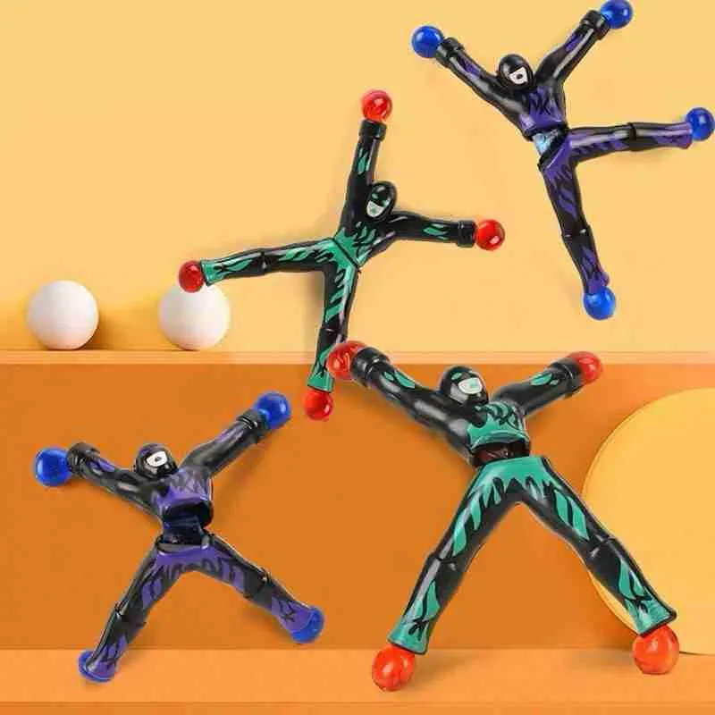 Boneco Super Ninjas Geleca Gruda Parede - Imagem 7