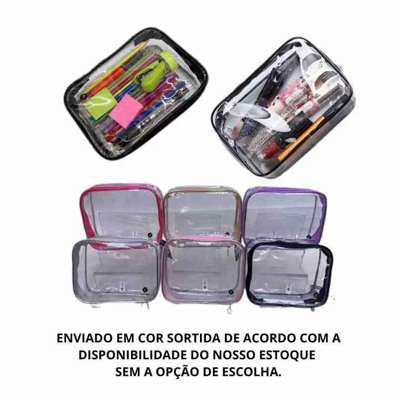 Estojo Box Transparente - Imagem 7