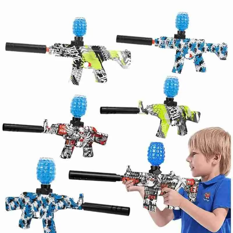 Arma Pistola Lançador de Bolinha de Gel Recarregável AK 47 - Imagem 9