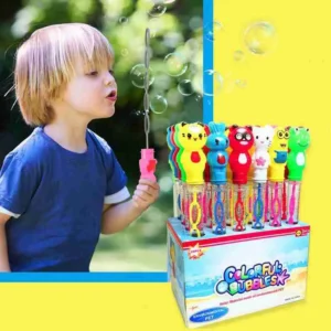 Brinquedo Bastão Lança Bolhas de Sabão Personagens