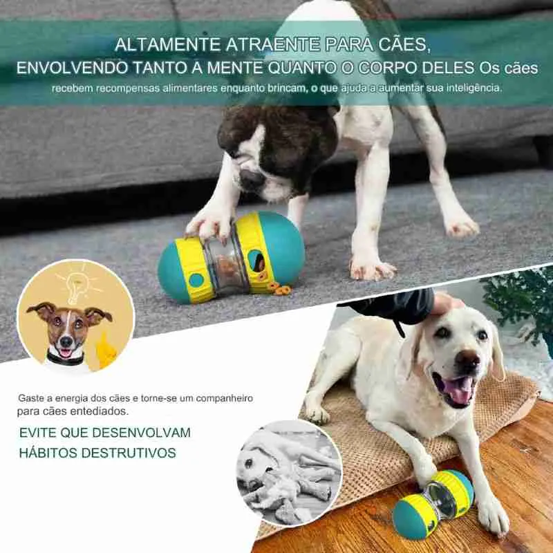 Brinquedo para Pet com Ração Bola com Alimento - Imagem 4