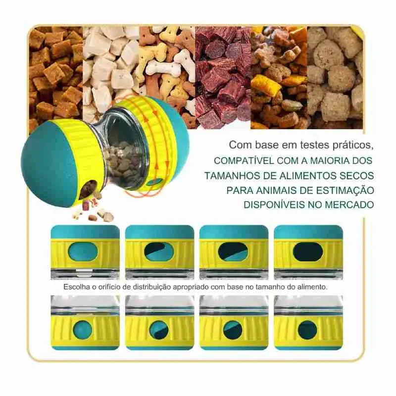 Brinquedo para Pet com Ração Bola com Alimento - Imagem 5