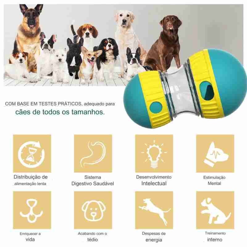Brinquedo para Pet com Ração Bola com Alimento - Imagem 6