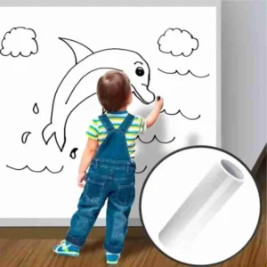 Papel De Parede Adesivo Lousa Quadro Branco Com Marcador