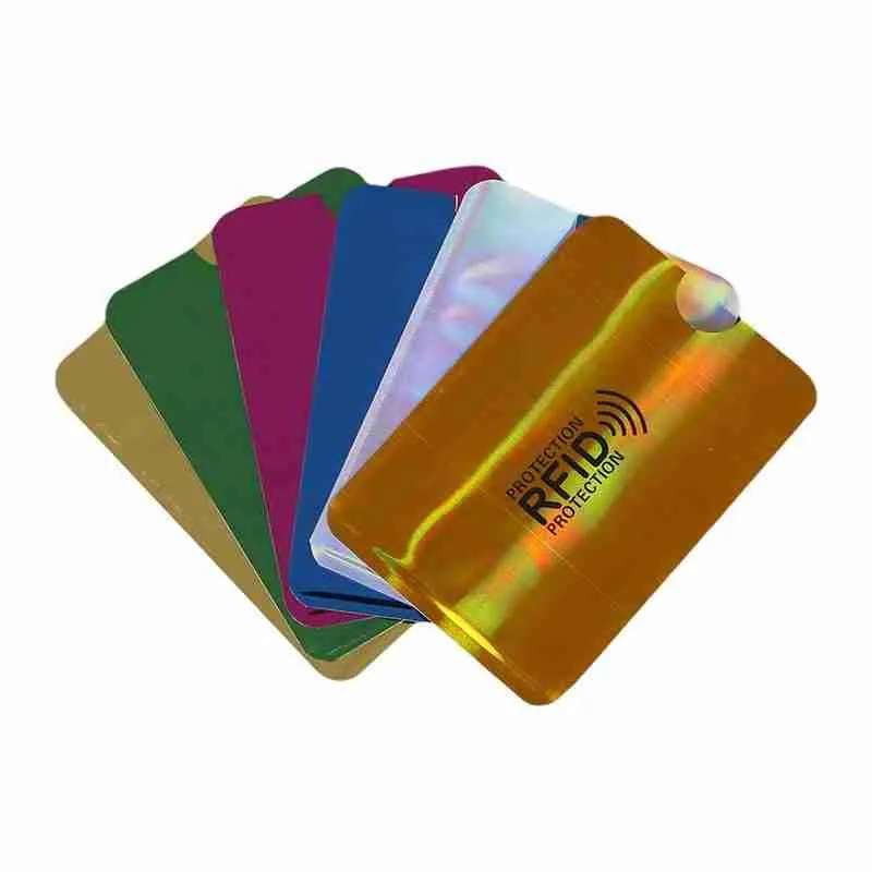 Capinha Protetor Cartão De Crédito Aproximação Anti Furto Rfid – Kit com 50 - Imagem 2