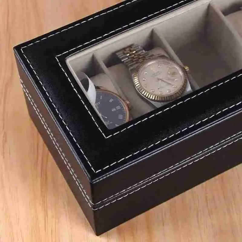 Caixa Organizadora De Relógios 6 Compartimentos - Imagem 5