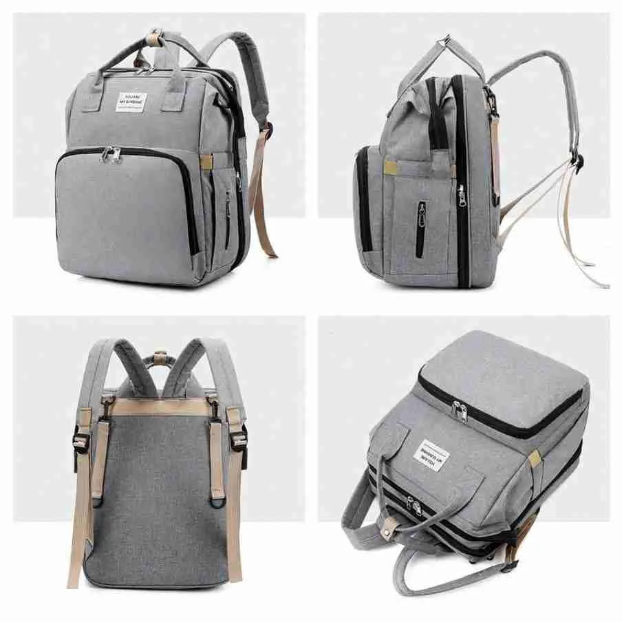 Bolsa Maternidade Multifuncional Resistente Berço Portátil - Imagem 2