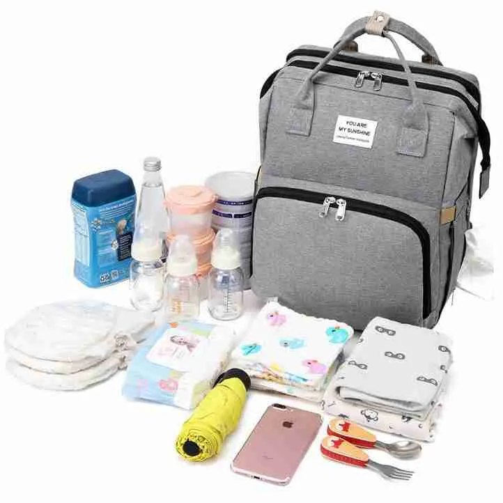 Bolsa Maternidade Multifuncional Resistente Berço Portátil - Imagem 3