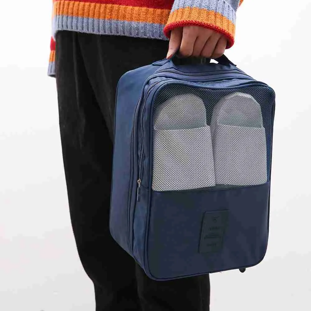 Bolsa de Viagem Nylon Multi Camadas com Porta Tênis e Sapatos - Imagem 6